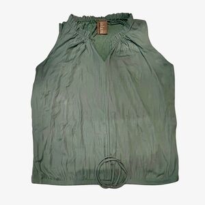 Dolan‎ Sage Green Sleeveless Blouse
